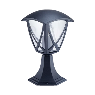 SPLIT stĺpik malý čierny 1xE27/40W IP44, výška: 28cm