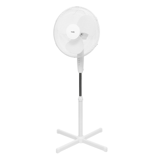 Stojanový ventilátor biely 45W, priemer 40cm