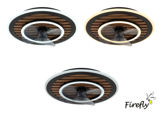 TREVINO stropný ventilátor imitácia dreva so svetlom LED 36W/2700-6000K + diaľkové ovládanie