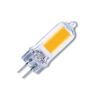 COB LED žiarovka číra 12V/G4/2,5W/2700K/230ml