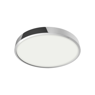 LENYS I stropné ledkové svietidlo chróm LED 12W/4000K, priemer: 14cm, IP20/IP44