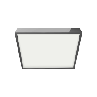 LENYS I stropné ledkové svietidlo chróm LED 12W/4000K, 14x14cm, IP20/IP44