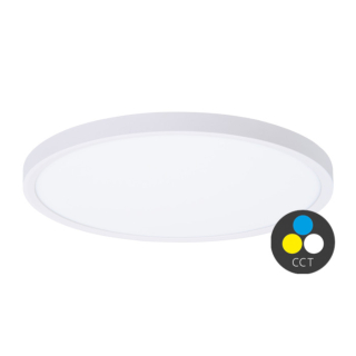 SALY stropné svietidlo biele LED 40W/CCT 3000-6000K, priemer: 50cm, IP40
