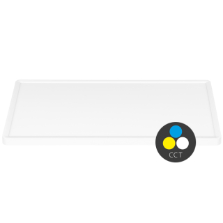 TERY stropné svietidlo biele LED 50W/CCT 3000-6000K, 90x60x2,5cm, IP40