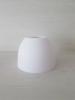 Náhradné plastové tienidlo ACTION malé matné biele priemer 10,5cm, pre závit E14 (3cm)