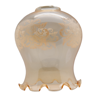 Náhradné tienidlo ANTIC pre závit E27 (44mm) priemer: 12,9cm so zvlneným okrajom