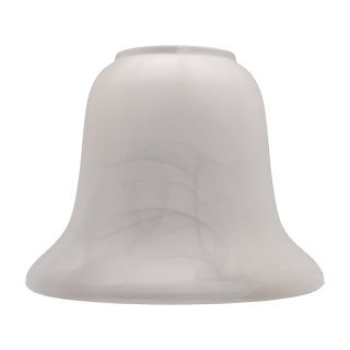 Náhradné tienidlo BELS mont. otvor 42mm pre objímku E27 alabastrové biele, priemer: 13,7cm