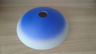 Náhradné tienidlo DUHA modro-biele veľké, priemer: 28cm