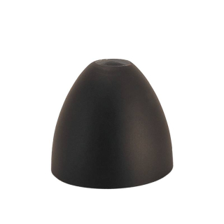 Náhradné tienidlo matné čierne priemer: 9cm, montážny otvor 2,4cm