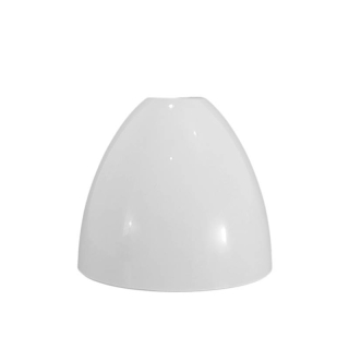 Náhradné tienidlo lesklé biele priemer: 9cm, montážny otvor 2,4cm