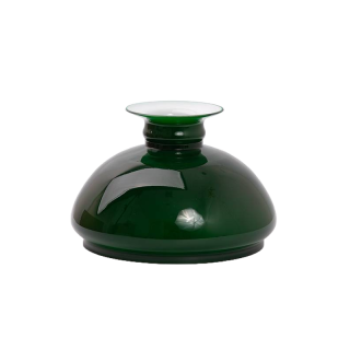 Náhradné tienidlo priemer 18,6cm petrolejkové lesklé zelené