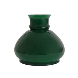 Náhradné tienidlo priemer 14,5cm petrolejkové zelené lesklé