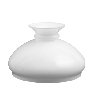 Náhradné tienidlo priemer 23,4cm petrolejkové biele opálové