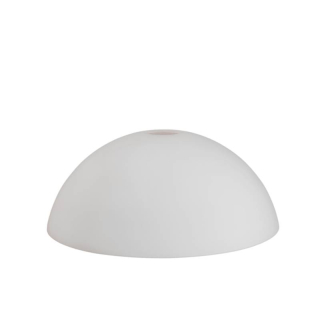 Sklenené tienidlo pre závit E27 (4,2cm) matné biele, priemer: 30cm