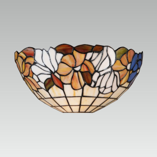 TIFFANY vitrážové nástenné svietidlo 1xE14/40W č.108