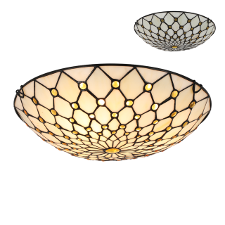 TIFFANY vitrážne stropné svietidlo 3xE27/40W č.1713