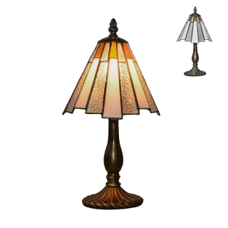 TIFFANY vitrážna stolná lampa 1xE14/40W č.219