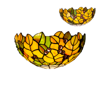 TIFFANY vitrážne nástenné svietidlo 1xE14/40W č.73