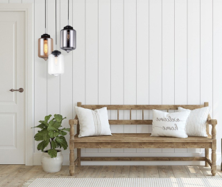 TUBE visiaci luster číre sklo 1xE27/60W 