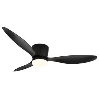 ARMANDO stropný ventilátor čierny so svetlom LED 20W/2700K-6500K + diaľkové ovládanie
