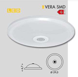 LED svietidlo VERA so senzorom 24SMD/12W/3000K