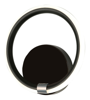WILLOW nástenné svietidlo čierne LED/12W/4000K