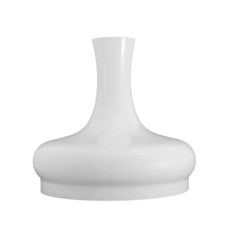 Náhradné tienidlo priemer 34,6cm petrolejkové biele opálové