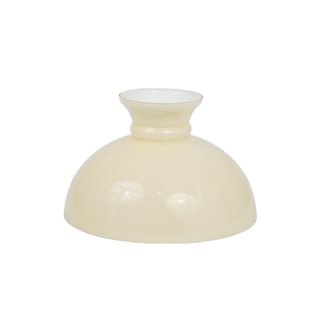 Náhradné tienidlo priemer 30cm petrolejkové béžové lesklé