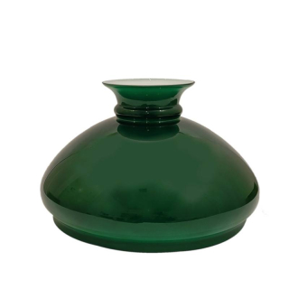 Náhradné tienidlo priemer 27,5cm petrolejkové lesklé zelené