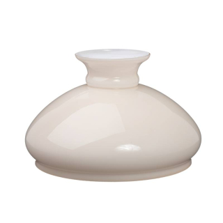 Náhradné tienidlo priemer 27,5cm petrolejkové lesklé béžové