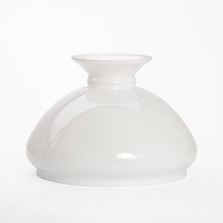 Náhradné tienidlo priemer 21,8cm petrolejkové biele opálové