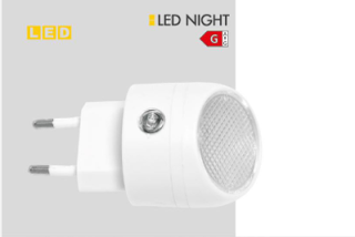 Orientačné led svetlo biele so súmrakovým senzorom