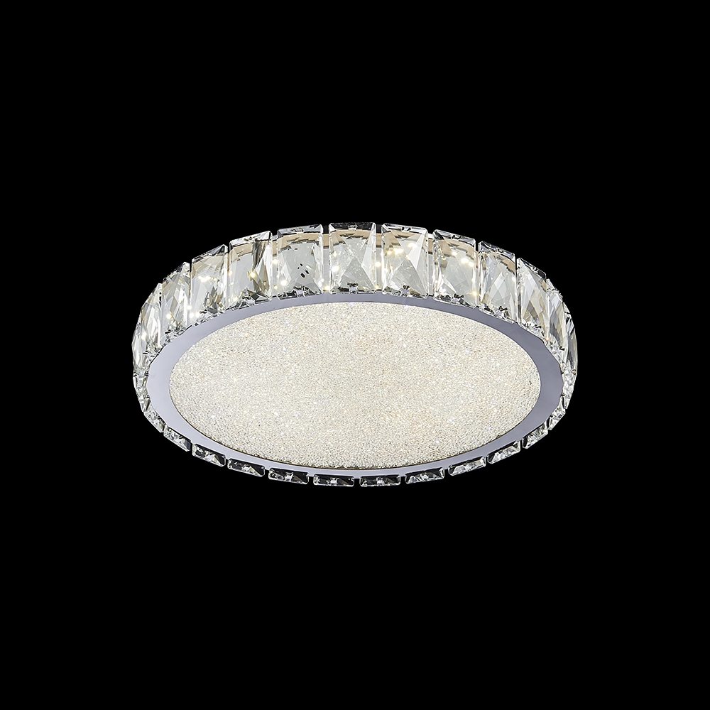 GIRO krištáľový stropný luster 1xLED/20W/3000K, priemer 30cm