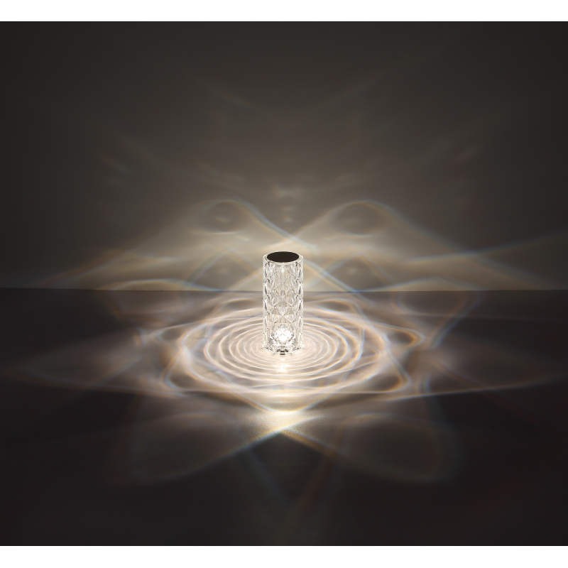 GIXI okrúhla stolná USB lampa stmievateľná číra 1xLED/1,5W/5V CCT 2700/4000/6500K