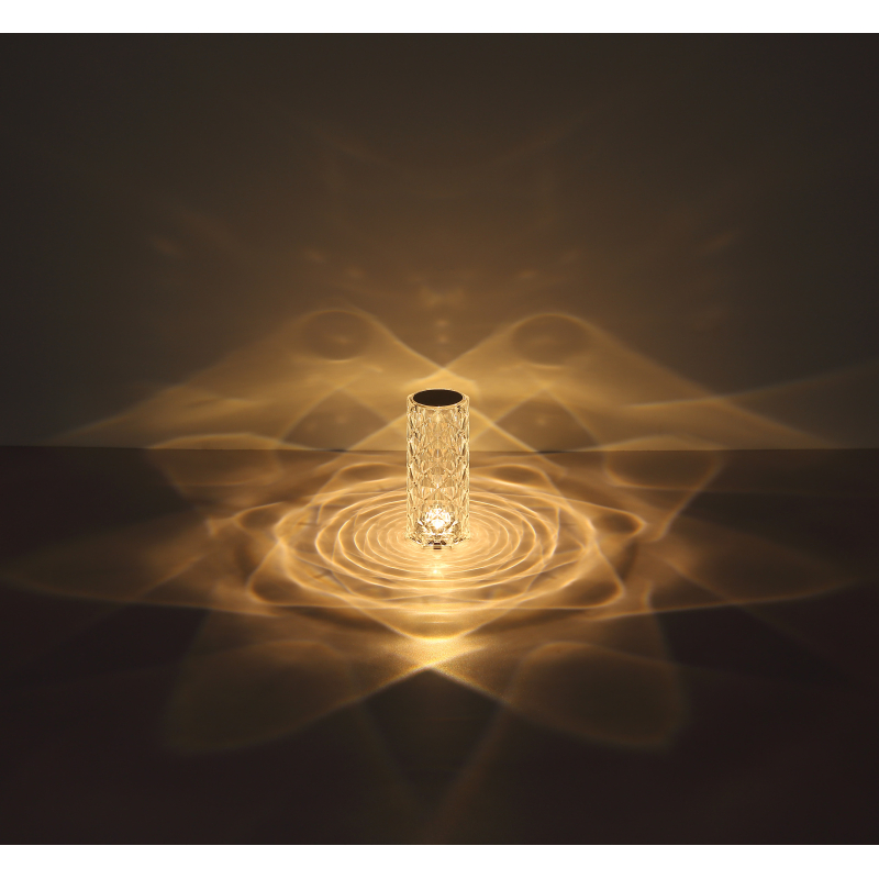 GIXI okrúhla stolná USB lampa stmievateľná číra 1xLED/1,5W/5V CCT 2700/4000/6500K