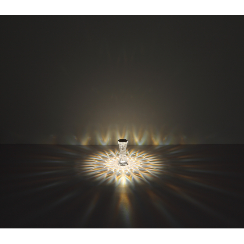 GIXI stolná USB lampa stmievateľná číra 1xRBGW LED/1,5W/5V 