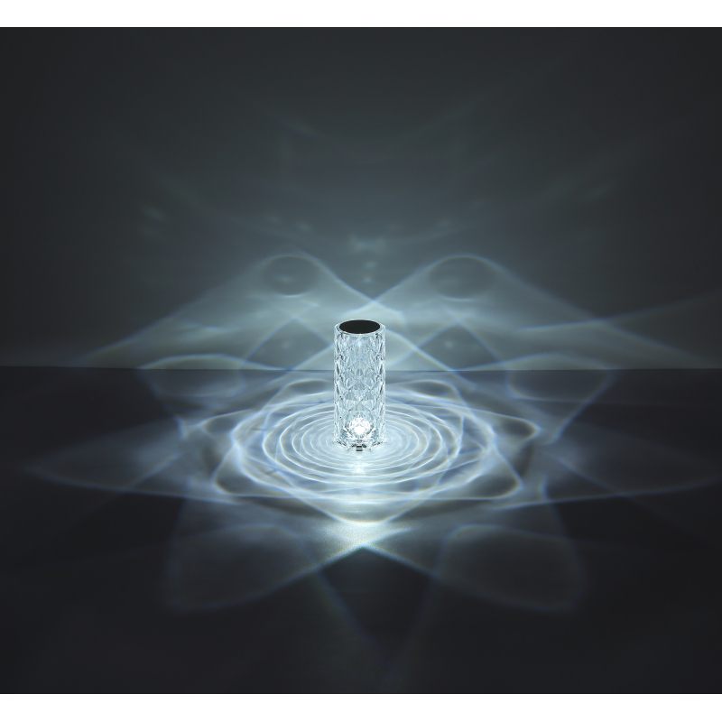 GIXI okrúhla stolná USB lampa stmievateľná číra 1xLED/1,5W/5V CCT 2700/4000/6500K