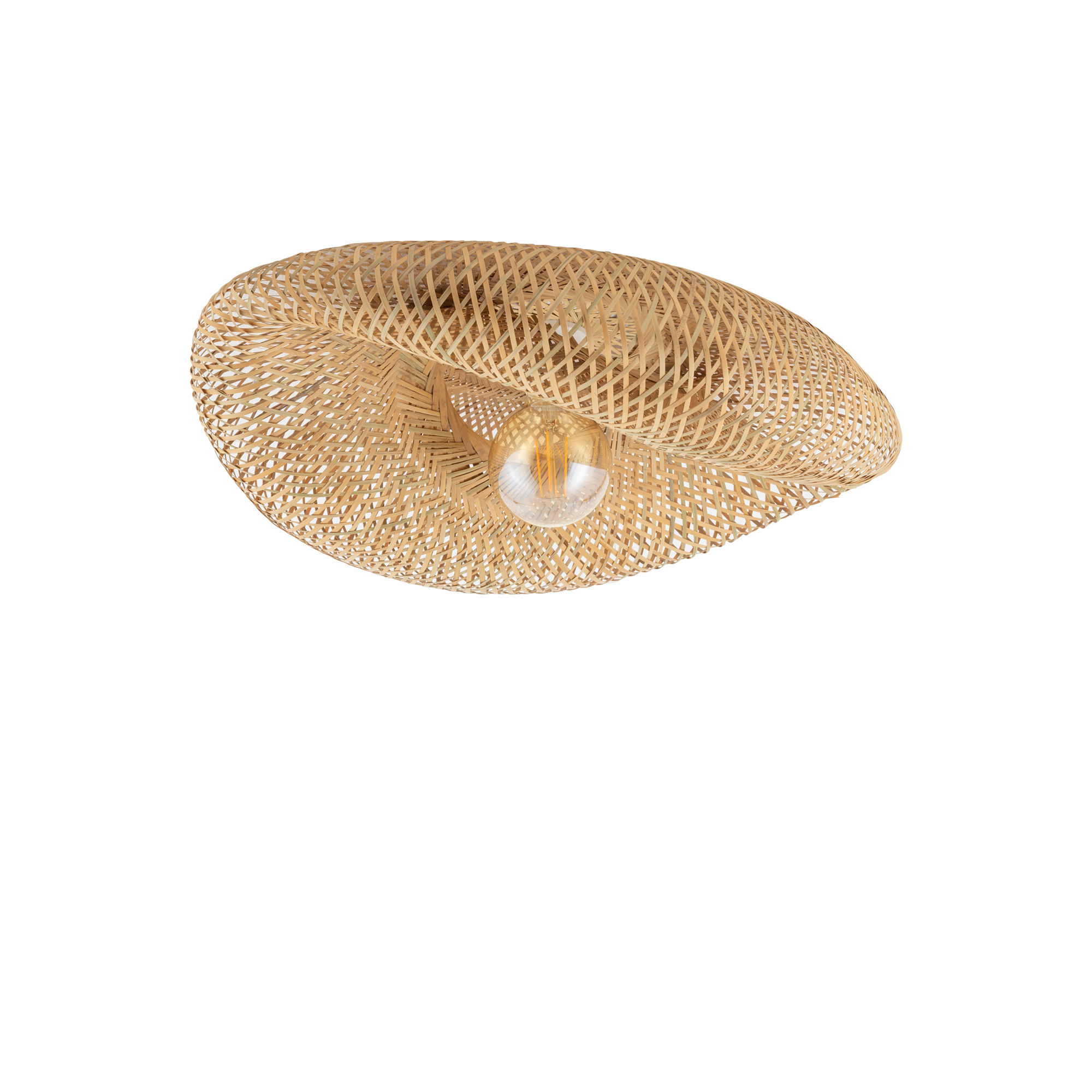 HAVANA M stropné bambusové svietidlo 1xE27/25W, 44x60cm