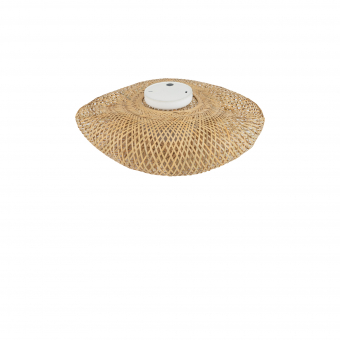 HAVANA S stropné bambusové svietidlo 1xE27/25W, 39x50cm