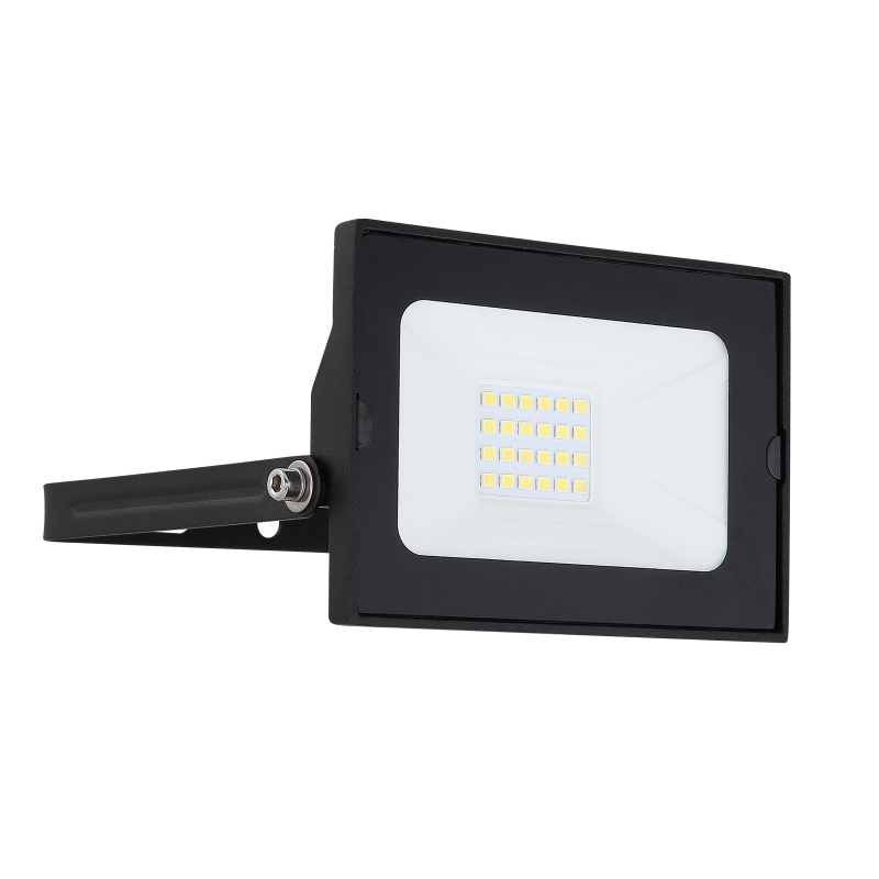 HELGA ledkový reflektor čierny 20W/6000K IP65