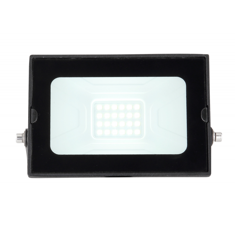 HELGA ledkový reflektor čierny 20W/6000K IP65