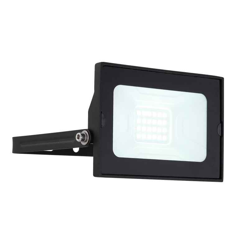 HELGA ledkový reflektor čierny 20W/6000K IP65