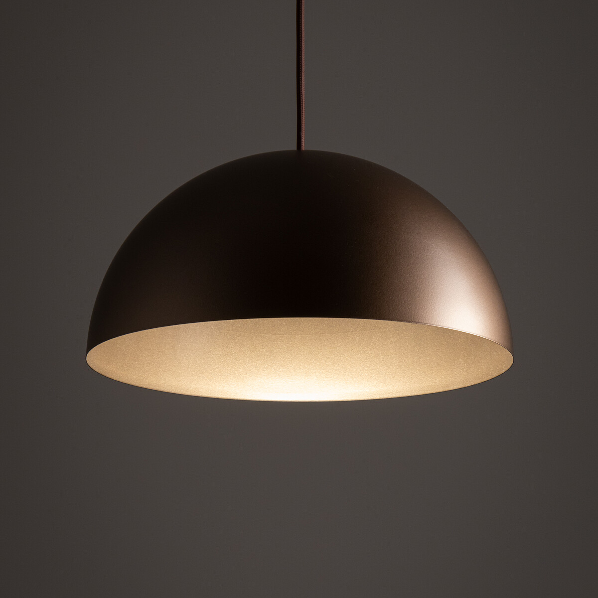 HEMISPHERE SUPER S visiaca lampa matná čokoládová 1xGX53/12W