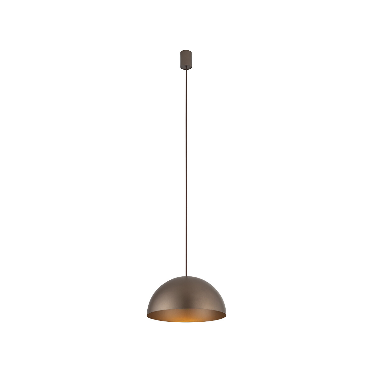HEMISPHERE SUPER S visiaca lampa matná čokoládová 1xGX53/12W