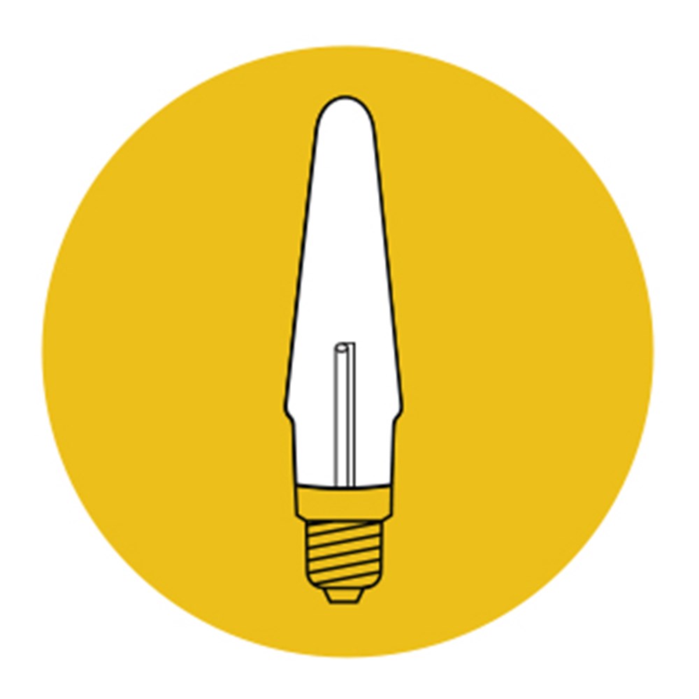 Ledková spájateľná reťaz ASTERIA FILAMENT farebná 16xLED/14V/0,2W, 10,5m, biela objímka