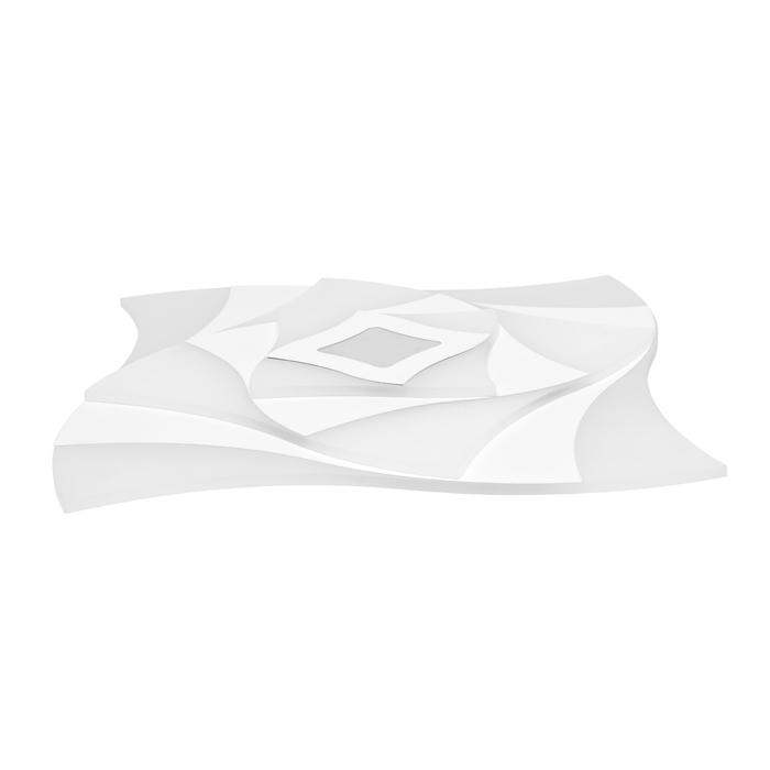 INDI dizajnové stropné/nástenné svietidlo s diaľkovým ovládačom s 3D efektom LED/70W, 50x50cm