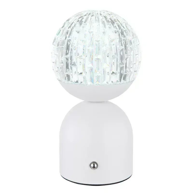 JULSY dekoračná stolná lampa stmievateľná biela/číra LED/2,5W/12V, 2700-6500K