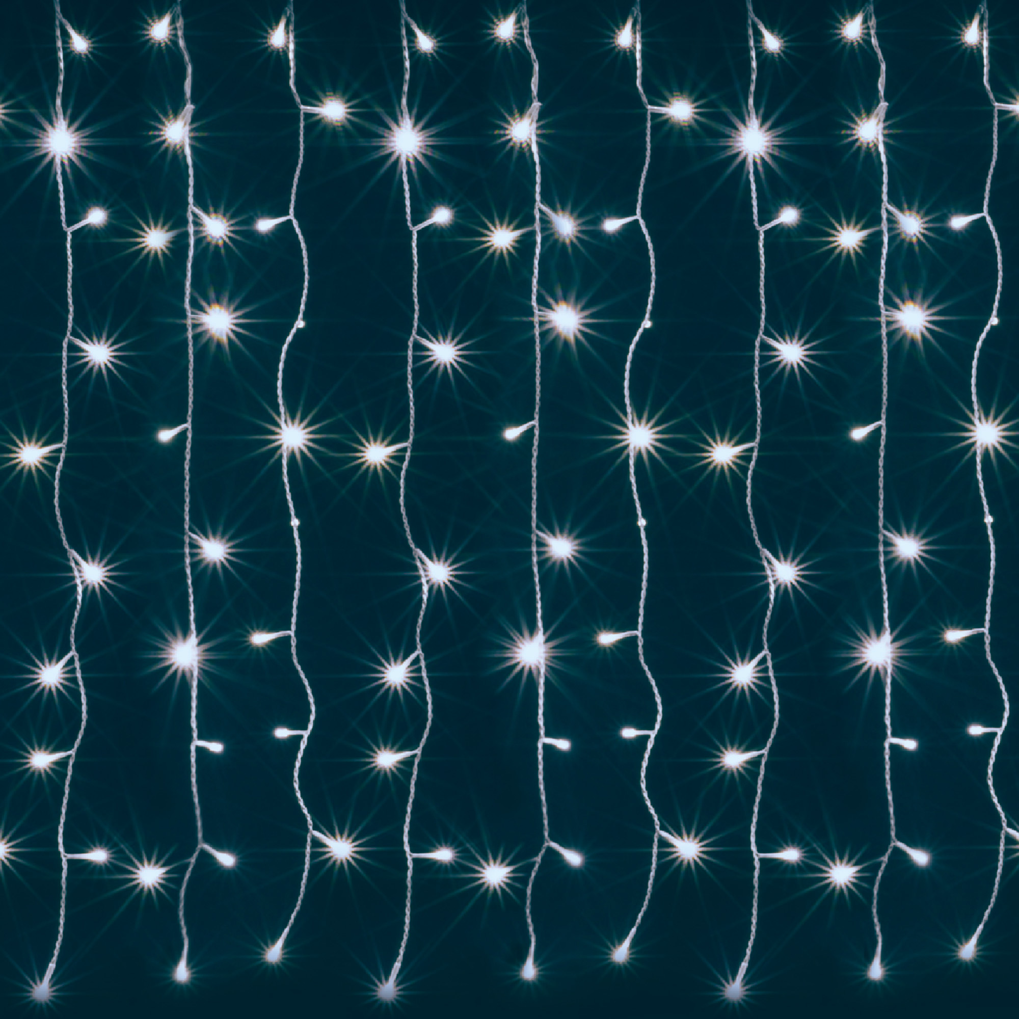 Vnútorný záves 126LED studená biela, 0,9m x 1,4m