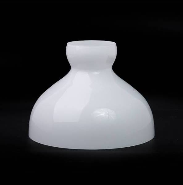 Náhradné tienidlo priemer 27,5cm petrolejkové biele opálové