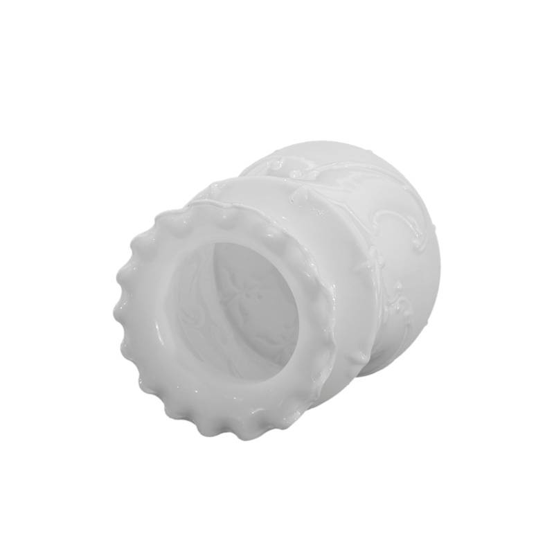 Náhradné tienidlo lesklé biele montážny otvor: 8,5cm